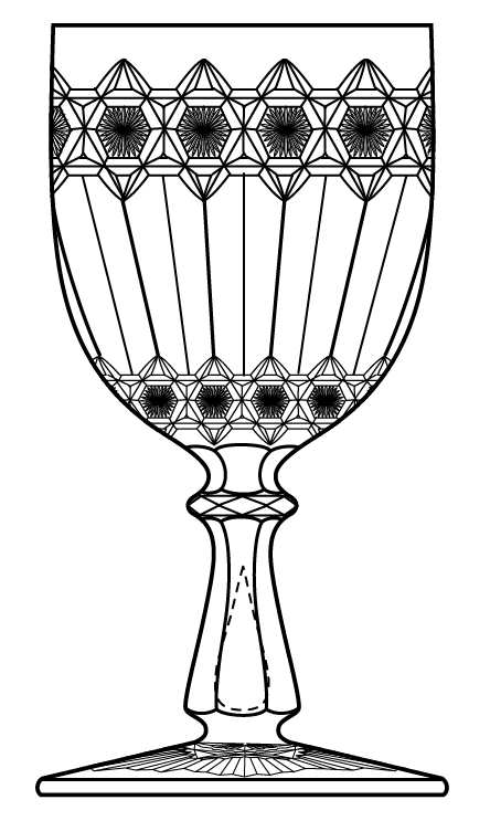 Perigueux Water Goblet by Baccarat-1