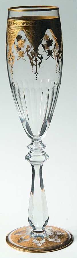 Prestige (Gold Encrusted) Fluted Champagne by Baccarat-1