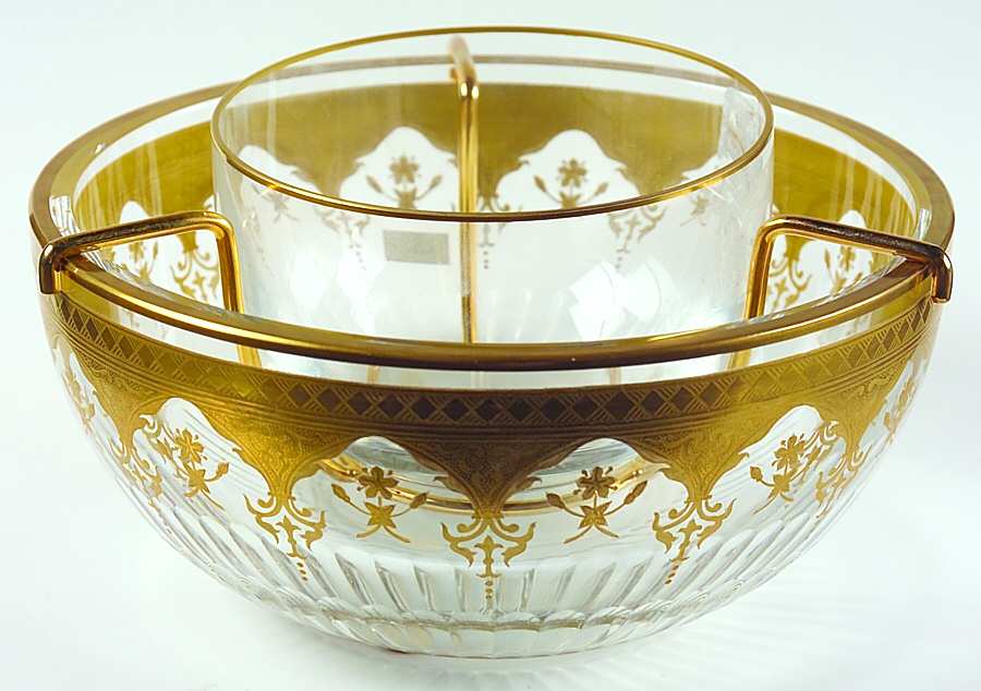 Prestige (Gold Encrusted) Caviar Set by Baccarat-1