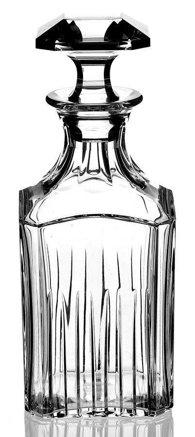 Rotary Square Decanter with Stopper by Baccarat-1