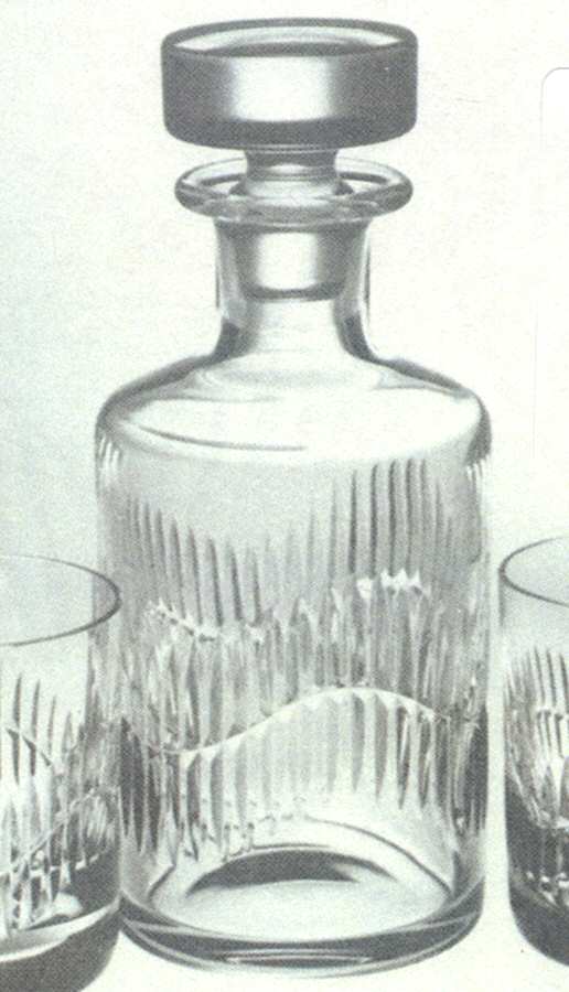 Serpentine Decanter & Stopper by Baccarat-1