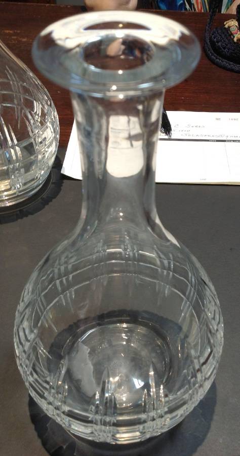 Turin (Cut) Decanter & Stopper by Baccarat-1