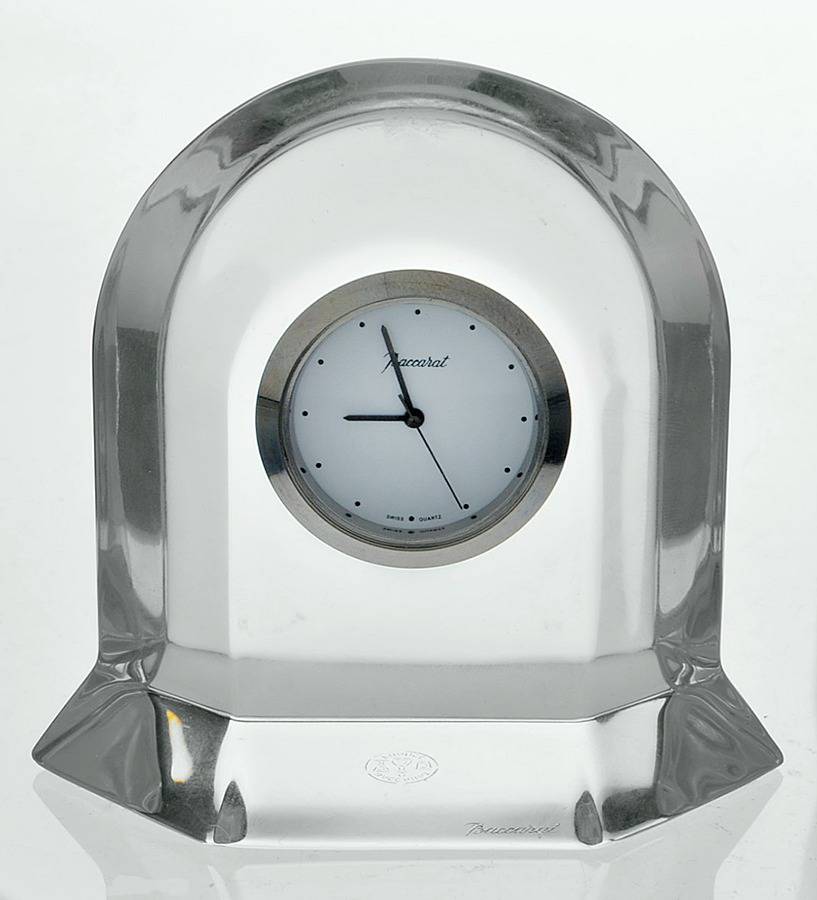 Vega Mini Quartz Clock by Baccarat-1