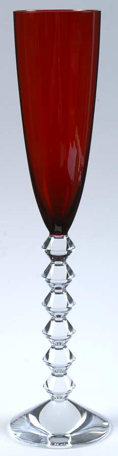 Vega Ruby Fluted Champagne by Baccarat-1