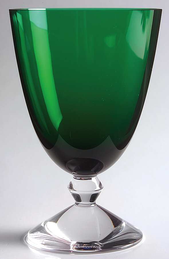 Vega Emerald Green Water Goblet by Baccarat-1