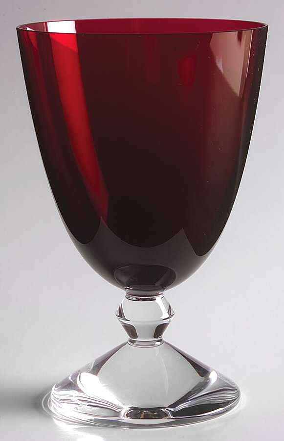 Vega Ruby Water Goblet by Baccarat-1