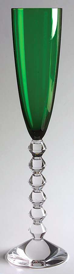 Vega Emerald Green Fluted Champagne by Baccarat-1
