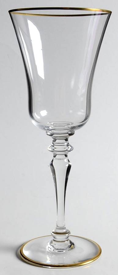 Vienne Clear (Gold Trim) Claret Wine by Baccarat-1