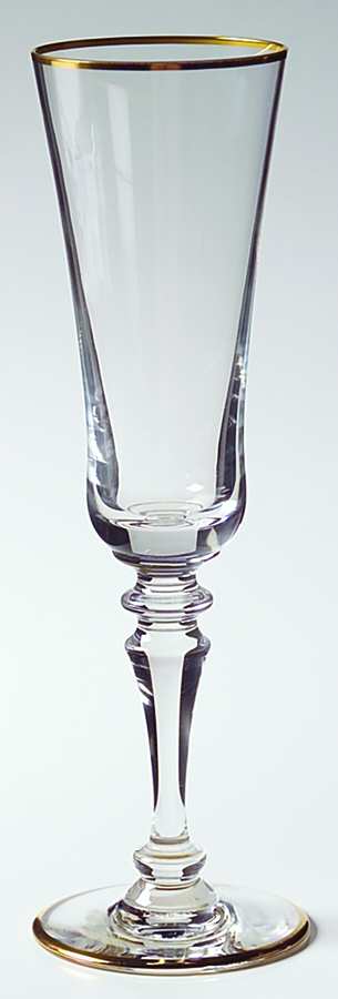 Vienne Clear (Gold Trim) Fluted Champagne by Baccarat-1