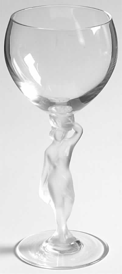 Bacchante (Frosted Nude Stem) Claret Wine by Bayel-1