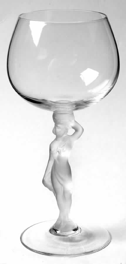 Bacchante (Frosted Nude Stem) Water Goblet by Bayel-1