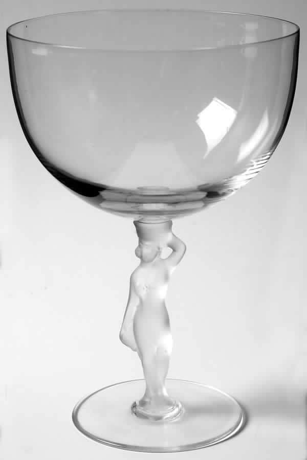 Bacchante (Frosted Nude Stem) Footed Dessert by Bayel-1
