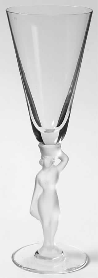 Bacchante (Frosted Nude Stem) Fluted Champagne by Bayel-1