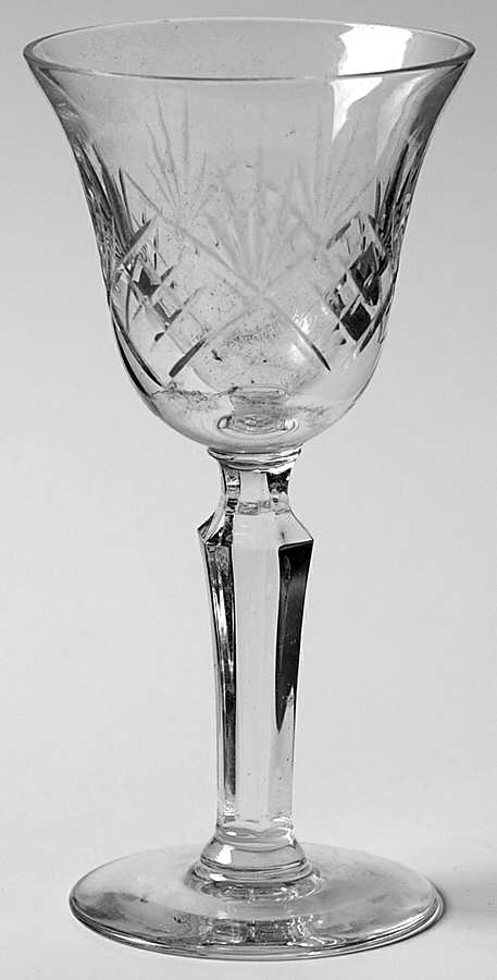 Normandy (Cut) Cordial Glass by Bayel-1