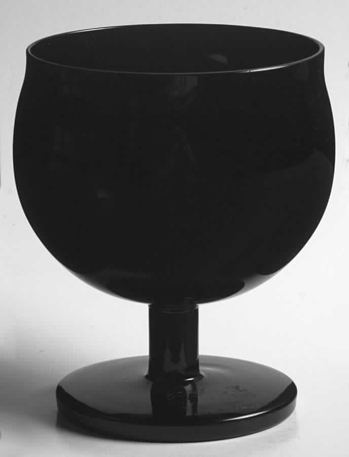 Capers Black Water Goblet by Block-1