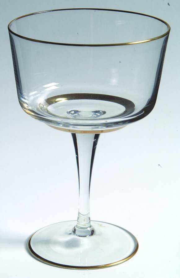 Chateau D'Or (Gold Trim) Champagne/Tall Sherbet by Block-1