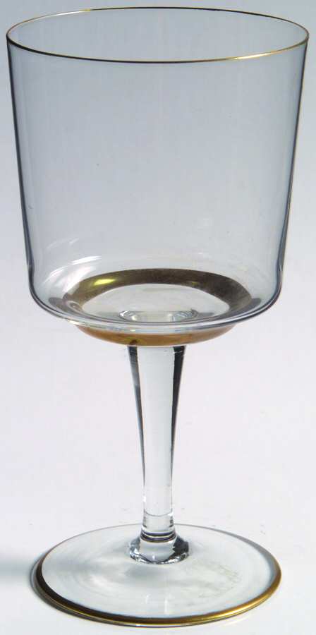 Chateau D'Or (Gold Trim) Wine Glass by Block-1