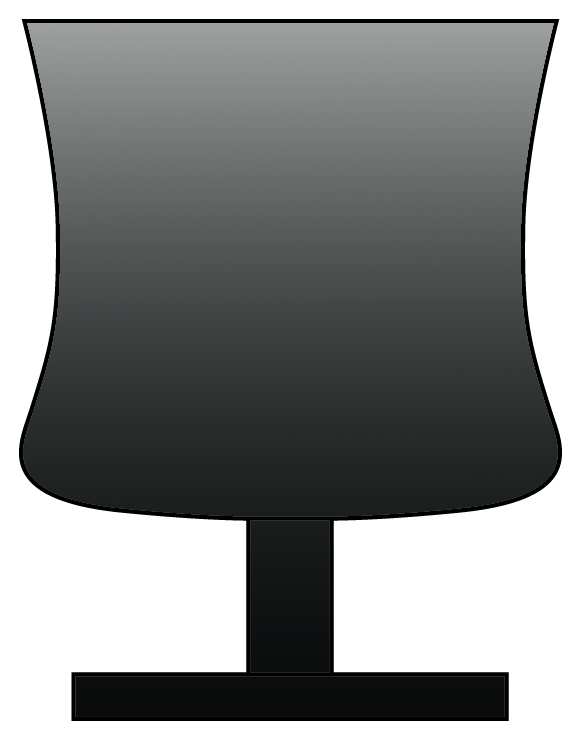 Chromatics Black Ebony Water Goblet by Block-1