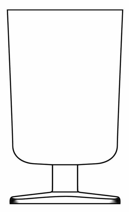 Transition (Frosted, Clear) Water Goblet by Block-1