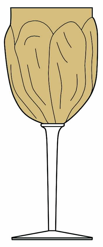 Tulipa Champagne Water Goblet by Block-1