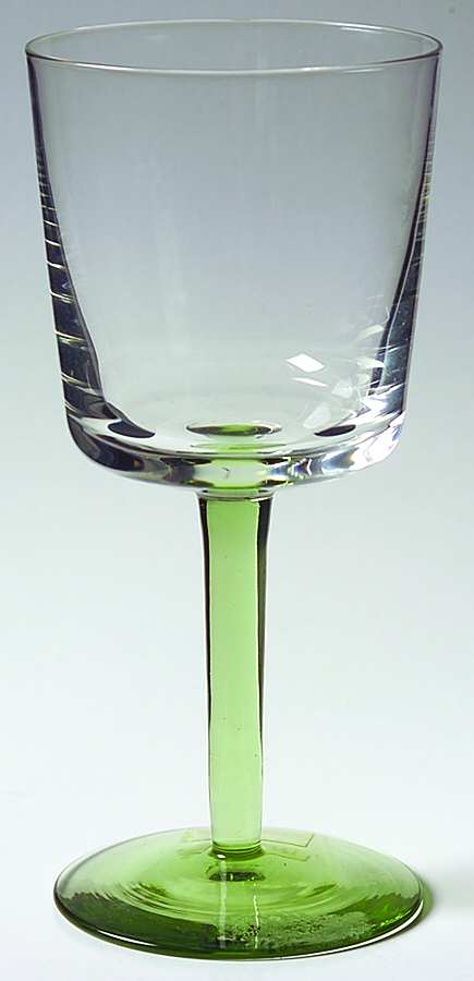 Watercolors Green Wine Glass by Block-1