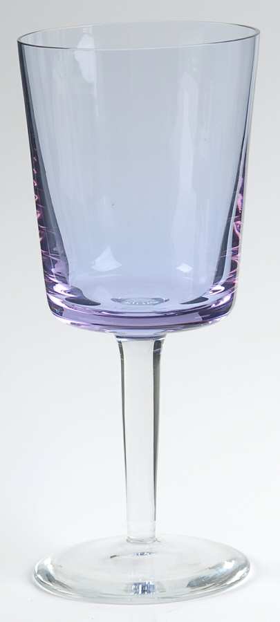 Watercolors Lilac (Twilight) Water Goblet by Block-1