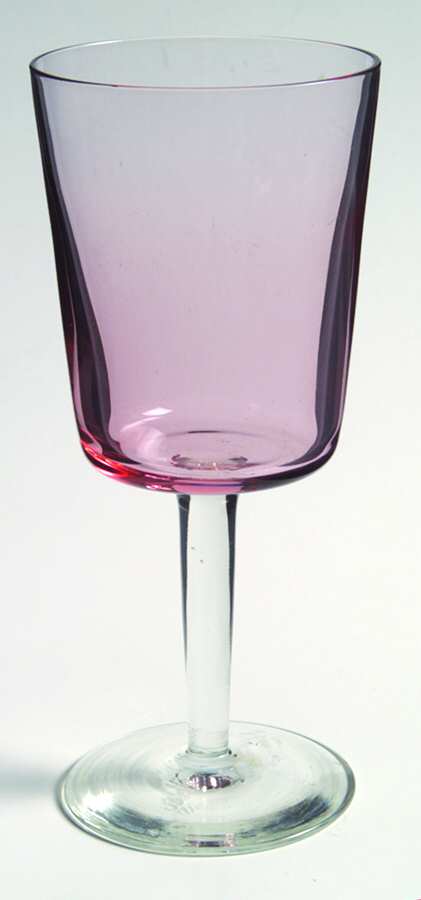 Watercolors Pink Water Goblet by Block-1
