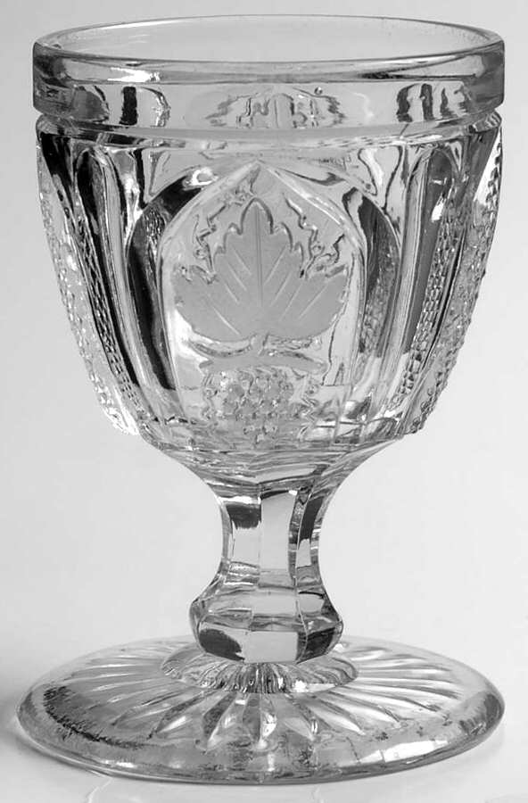 Magnet and Grape Clear Egg Cup by Boston & Sandwich-1