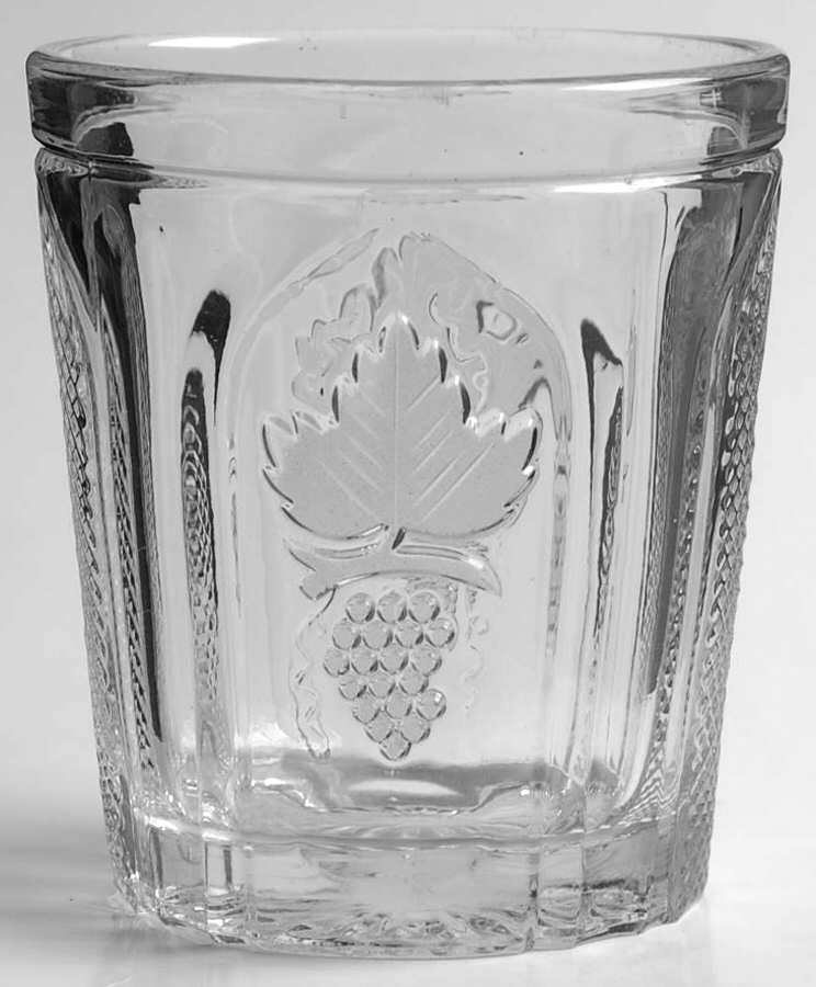 Magnet and Grape Clear 8 Oz Flat Tumbler by Boston & Sandwich-1