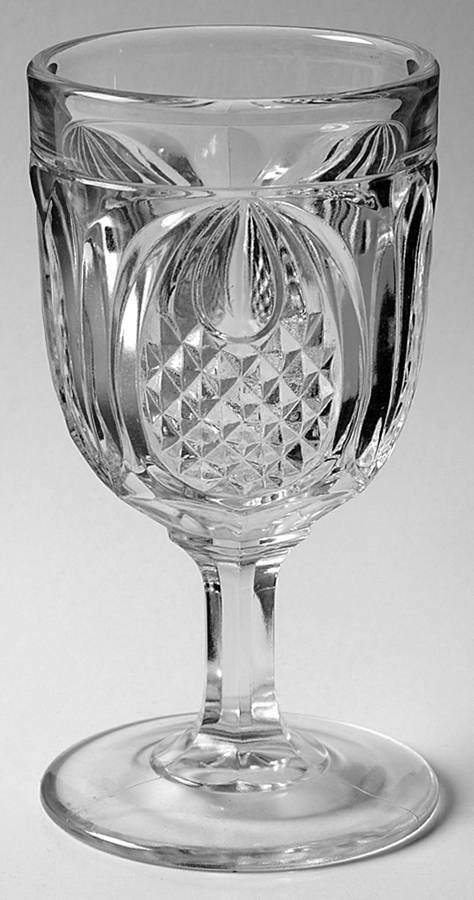 New England Pineapple Water Goblet by Boston & Sandwich-1