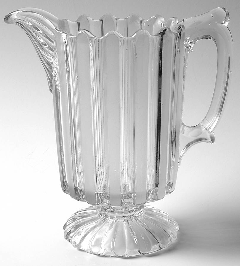 Frosted Ribbon 32 Oz Pitcher by Bakewell, Pears, Black-1