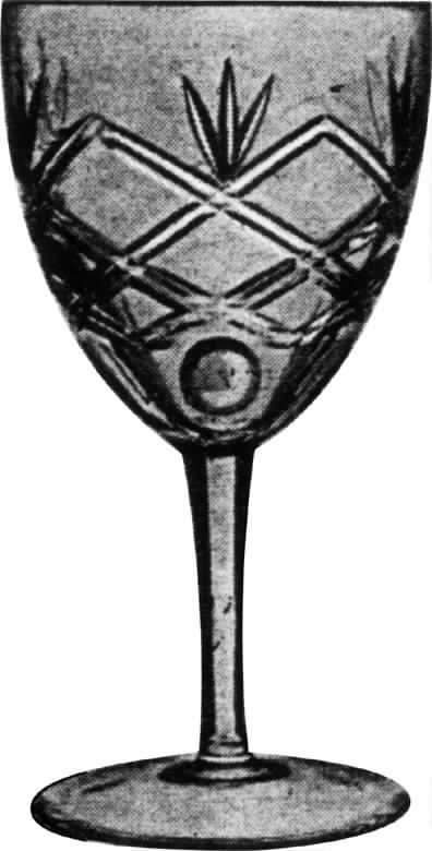 Roma Water Goblet by George Borgfeldt-1