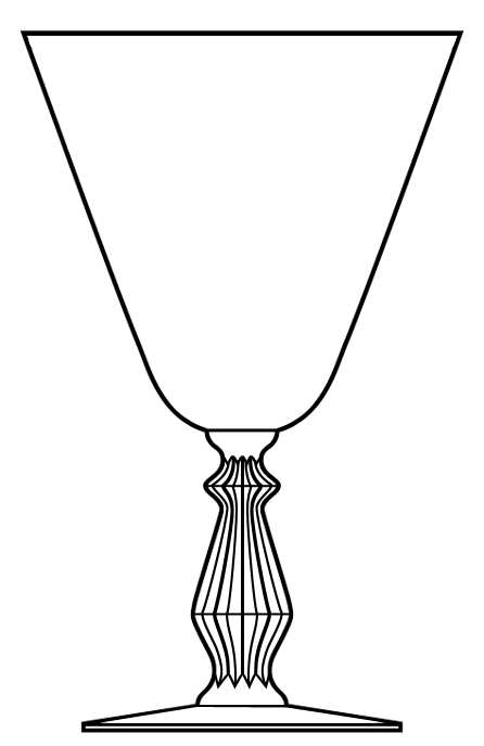 22a Water Goblet by Bryce-1