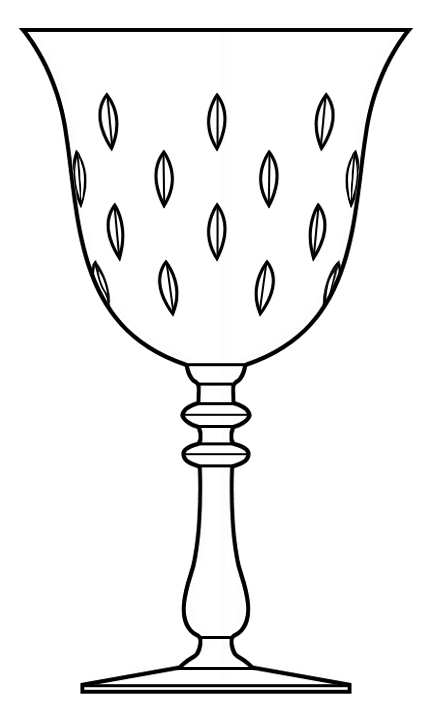 784-1 Water Goblet by Bryce-1