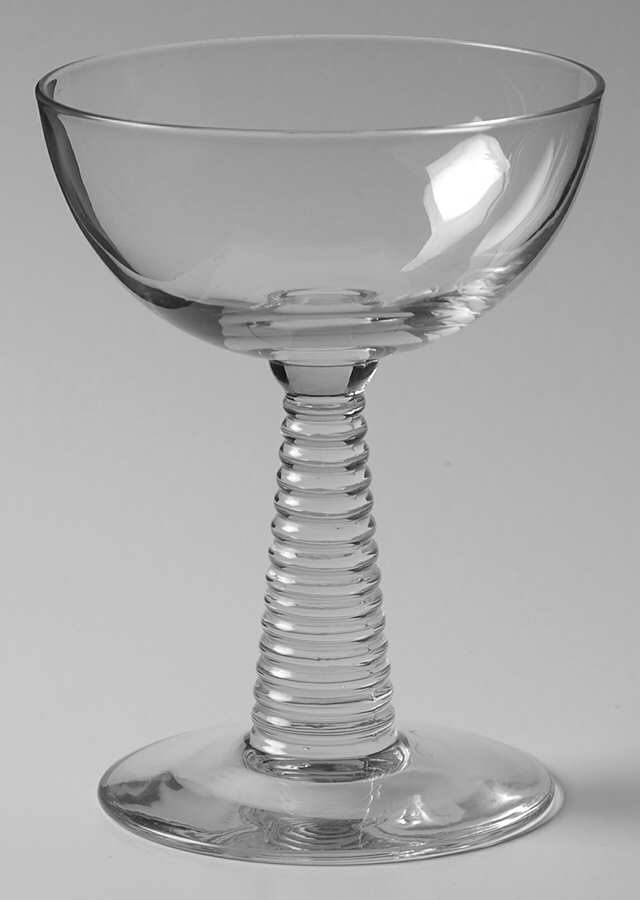 Ringmont Clear (Non Optic) Champagne/Tall Sherbet by Bryce-1