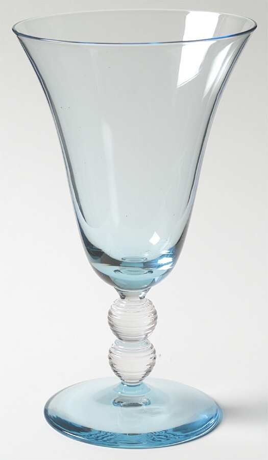 794 Cerulean Blue Water Goblet by Bryce-1