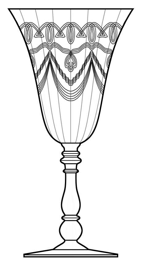 854-2 (Clear) Water Goblet by Bryce-1
