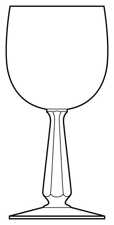 856 Water Goblet by Bryce-1