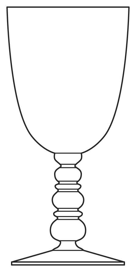 880 Water Goblet by Bryce-1