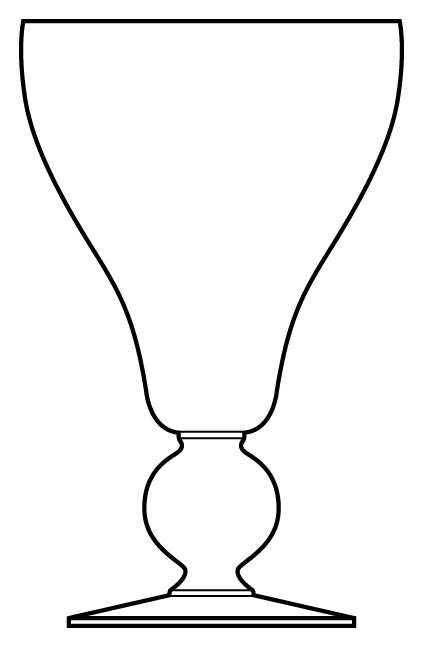 886 Water Goblet by Bryce-1