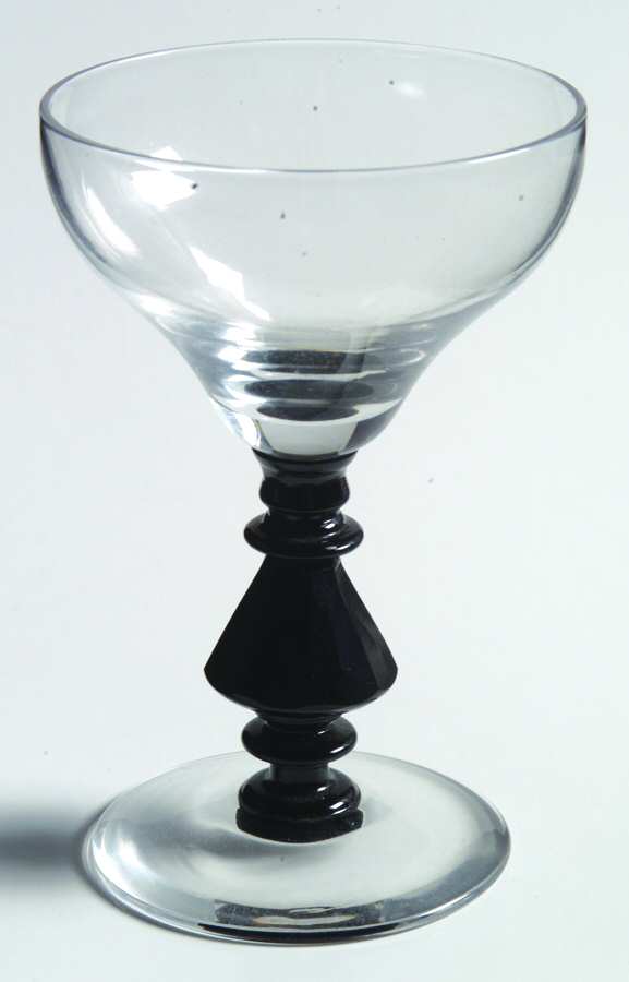894 (Black Stem, Clear Bowl) Liquor Cocktail by Bryce-1