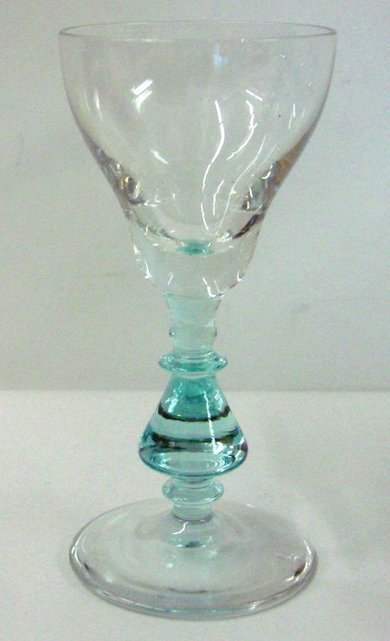 894 Blue (Blue Stem) Cordial Glass by Bryce-1