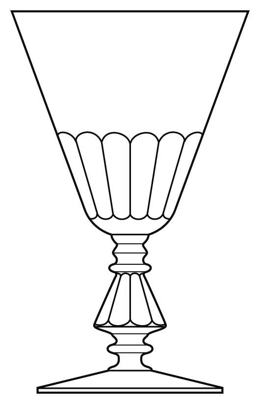 896-2 Water Goblet by Bryce-1