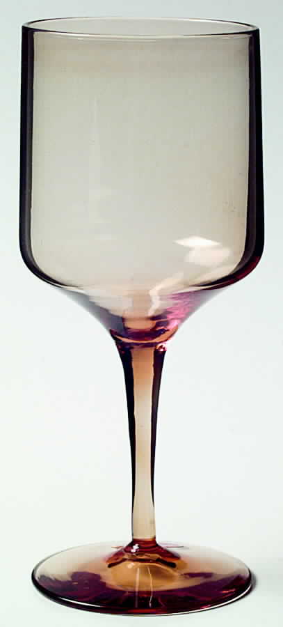 Adonis Amber Water Goblet by Bryce-1