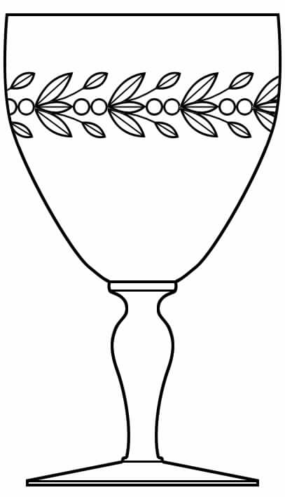 Andora Water Goblet by Bryce-1