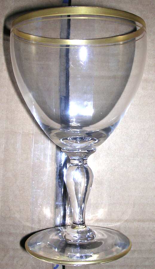 Andora Gold Water Goblet by Bryce-1