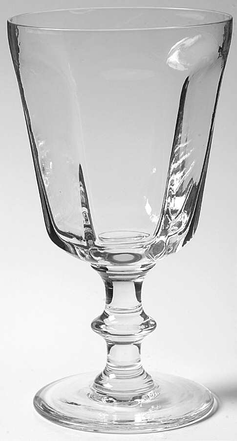Antique Clear Water Goblet by Bryce-1