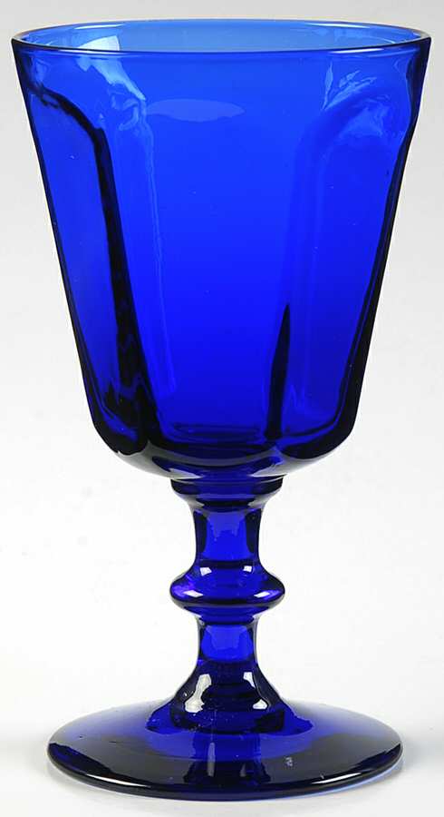 Antique Cobalt Blue Wine Glass by Bryce-1
