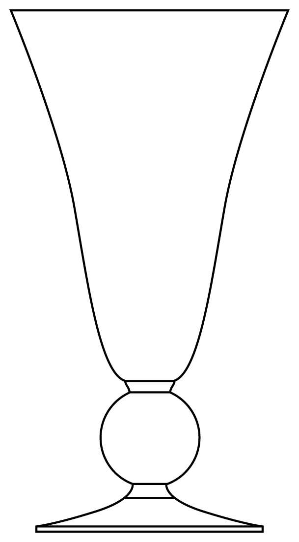 Apollo Clear Water Goblet by Bryce-1