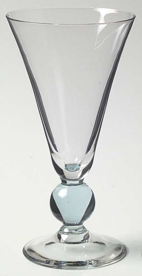 Apollo Cerulean (Blue Stem) Water Goblet by Bryce-1